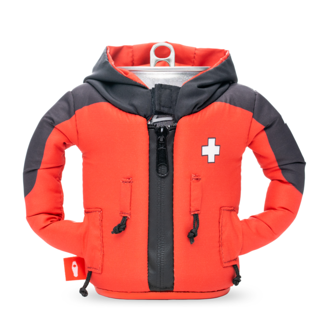 Puffin Coolers Llc PATROLLER COOZIE - RED/BLACK
