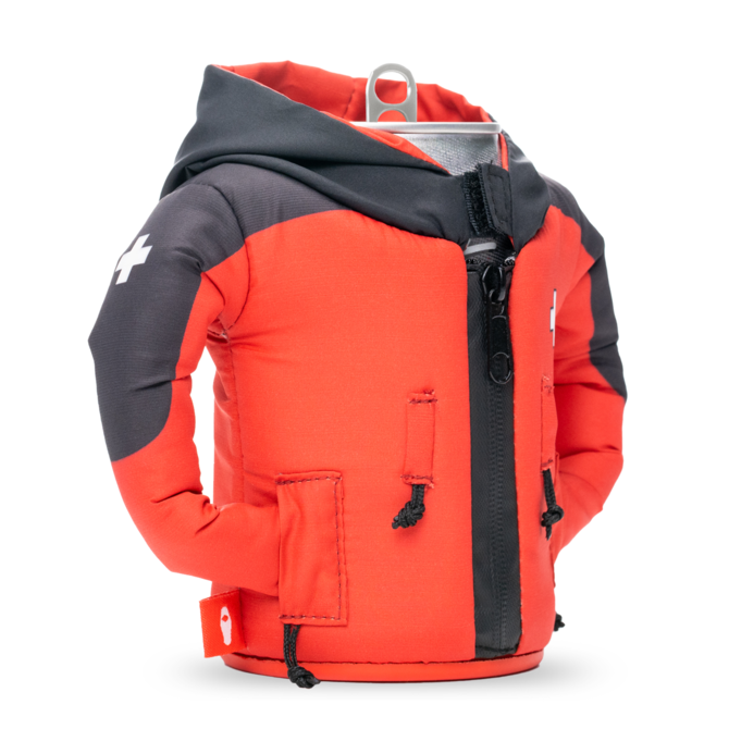 Puffin Coolers Llc PATROLLER COOZIE - RED/BLACK