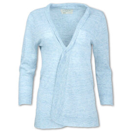 PURNELL Knit Cardi - Heathered Flax Blend