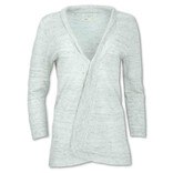 PURNELL Knit Cardi - Heathered Flax Blend