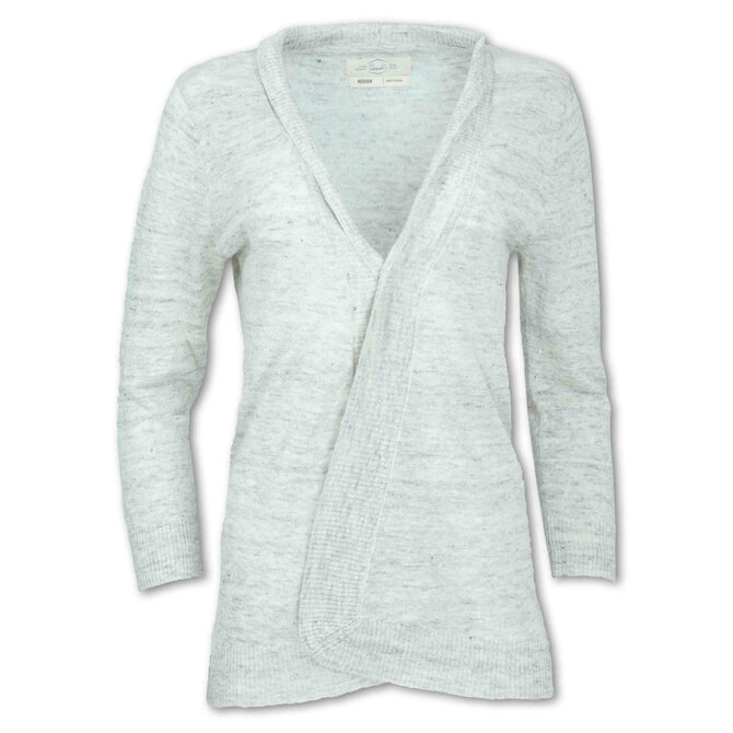 PURNELL Knit Cardi - Heathered Flax Blend