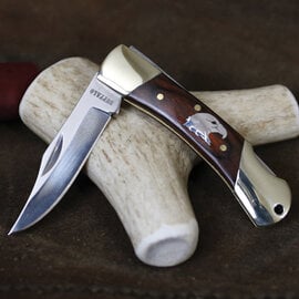 BUFFALO DISTRIBUTING KNIFE-WOOD LOCKBACK SM