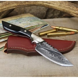 BUFFALO DISTRIBUTING KNIFE-CHRIS PETERSON MED HUNTER