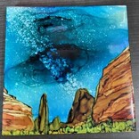 Rabbit's Ink Tile - SM Milky Way Over Red Rocks 4x4