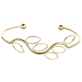 Rain Jewelry Collection CUFF-LEAFY VINE WIRE