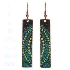 Rain Jewelry Collection Earring - Sun Medallion Bar Rain Jewelry Collection Earring - Sun Medallion Bar