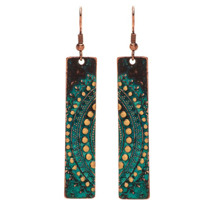 Rain Jewelry Collection Earring - Sun Medallion Bar