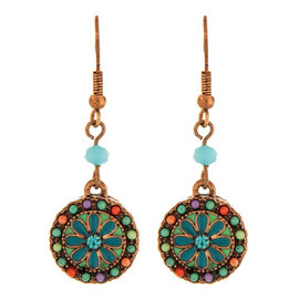 Rain Jewelry Collection EARRING-FLOWER ENAMEL