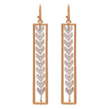 Rain Jewelry Collection Earring - Fern Leaf Bar