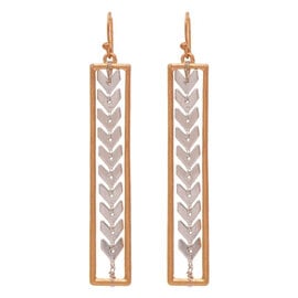 Rain Jewelry Collection E-FERN LEAF BAR