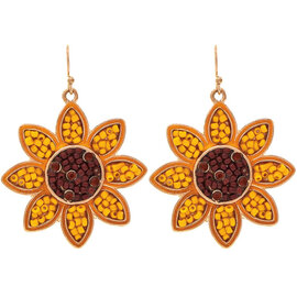 Rain Jewelry Collection Earring - Sunflower Bead Rain Jewelry Collection Earring - Sunflower Bead