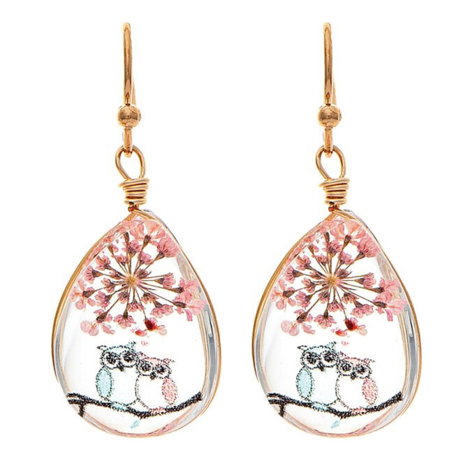 Rain Jewelry Collection E-OWLS TEARDROP