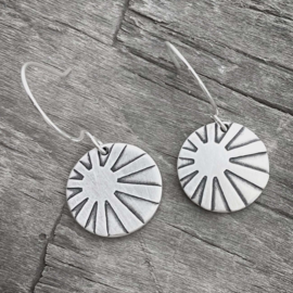 DAPHNE LORNA Earring - Sunrays Matte Silver