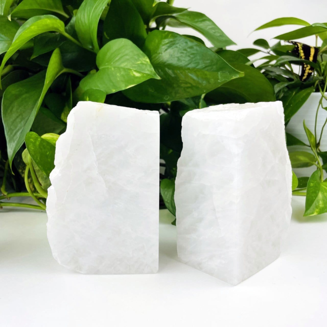 Rock Paradise BOOKENDS-CRYSTAL QUARZT POLISHED