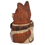 Rustic Woodworks FOX IN STUMP HEAD 10"