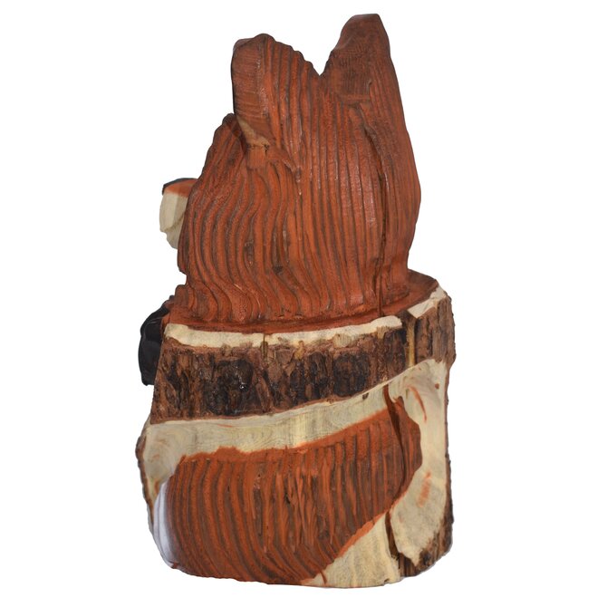Rustic Woodworks FOX IN STUMP HEAD 10"