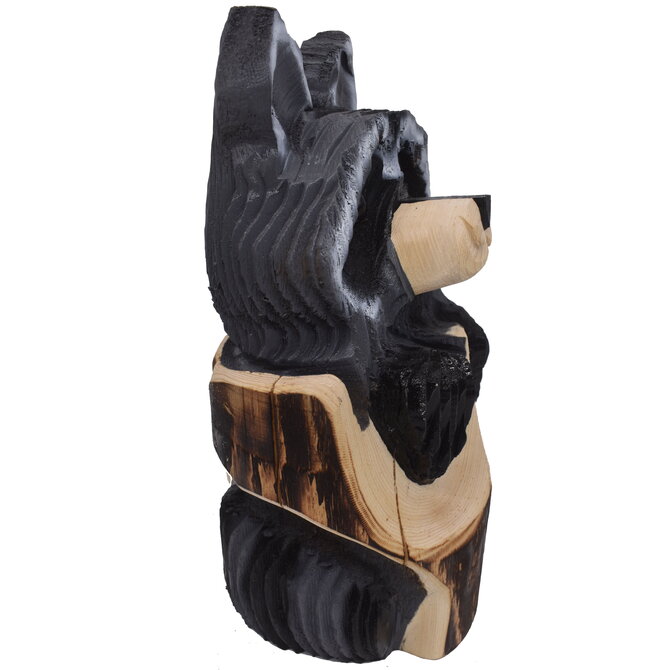 Rustic Woodworks RACCOON IN STUMP 10"