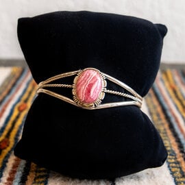 Silver Tq Llc Sterling Silver Cuff - Rhodochrosite