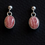 Silver Tq Llc Earring - Rhodochrosite
