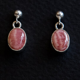 Silver Tq Llc Earring - Rhodochrosite