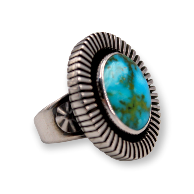 NATIVE AMERICAN COLLECTION Ring - Turquoise Round