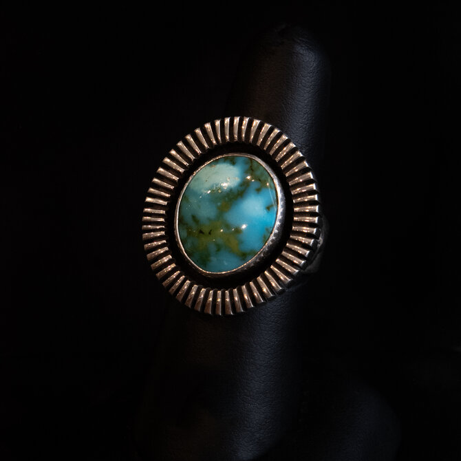 NATIVE AMERICAN COLLECTION Ring - Turquoise Round