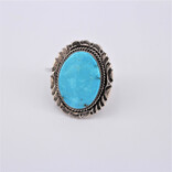 WINFIELD TRADING Ring - Turquoise Large Cut Bezel