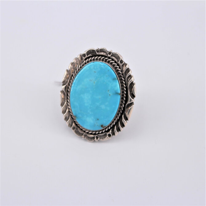 WINFIELD TRADING Ring - Turquoise Large Cut Bezel