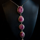 FIRST AMERICAN JEWELRY Necklace - Lariat Purple Spiny Oyster