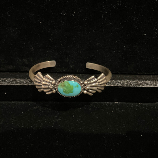 Collette Simonetta Cuff - Sonoran Gold Turquoise