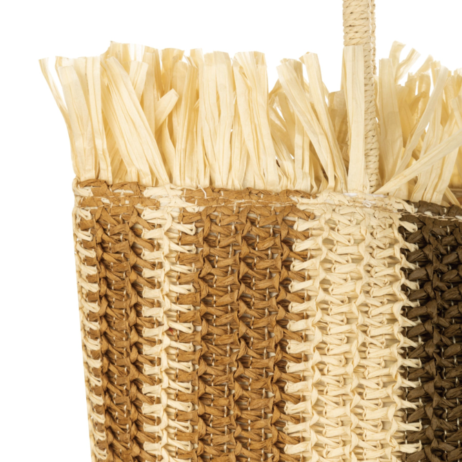 SAN DIEGO HAT COMPANY Tote - Felicity Crochet Stripe