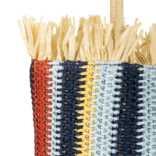 SAN DIEGO HAT COMPANY Tote - Felicity Crochet Stripe SAN DIEGO HAT COMPANY Tote - Felicity Crochet Stripe