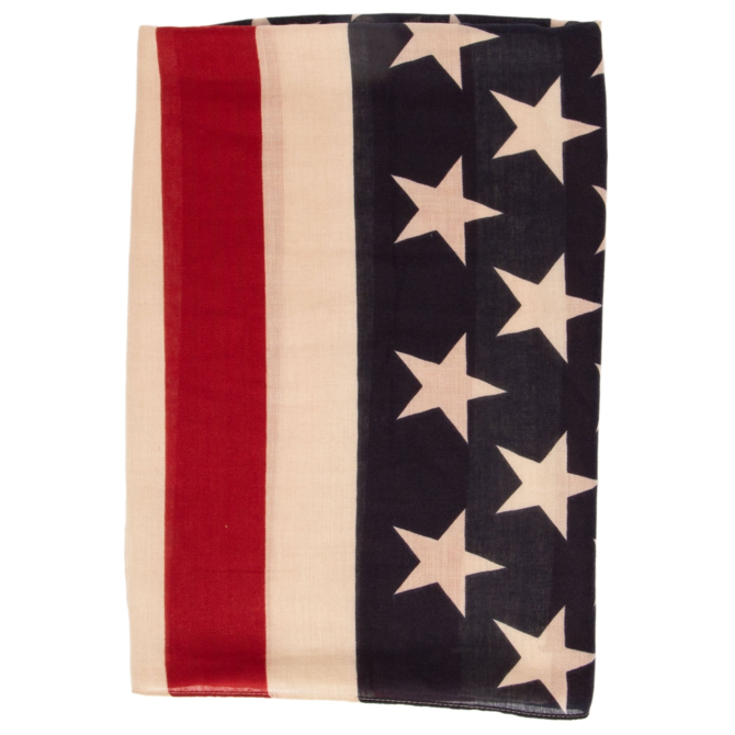 SAN DIEGO HAT COMPANY SCARF-AMERICAN FLAG
