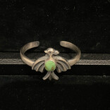 Silver Tq Llc Cuff - Turquoise Thunderbird/Harrison Bitsue