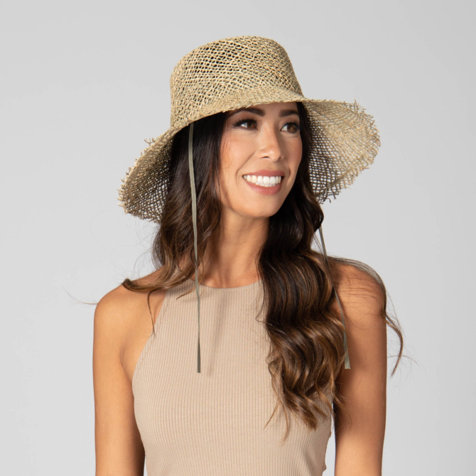SAN DIEGO HAT COMPANY HAT-SEAGRASS BUCKET