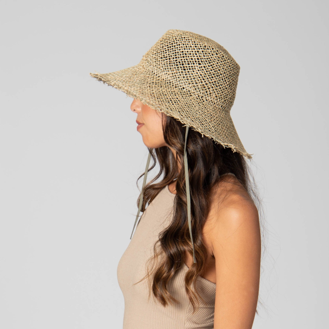 SAN DIEGO HAT COMPANY HAT-SEAGRASS BUCKET