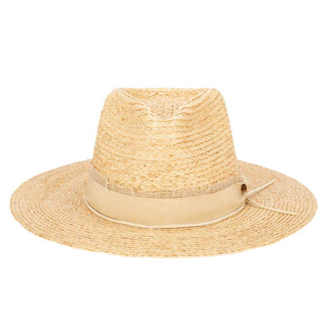 SAN DIEGO HAT COMPANY FEDORA-RAFFIA BRAID