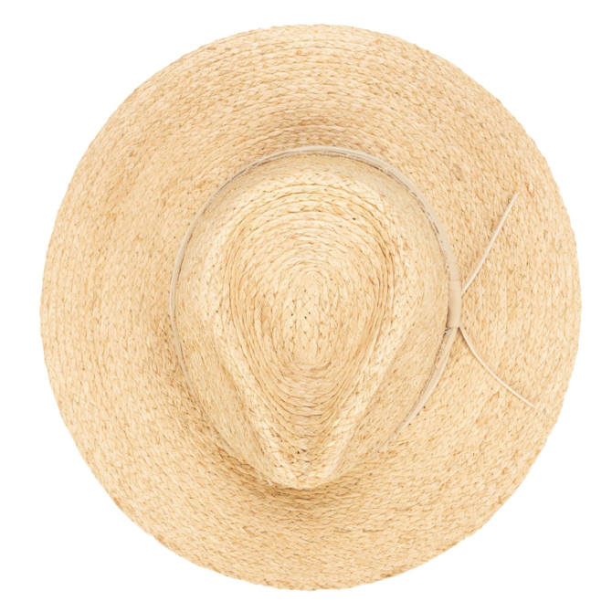 SAN DIEGO HAT COMPANY FEDORA-RAFFIA BRAID