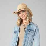 SAN DIEGO HAT COMPANY HAT-WOMENS RAFFIA COWBOY