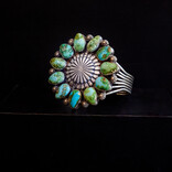 Silver Tq Llc Cuff - Sonoran Gold Turquoise/Tom Lewis