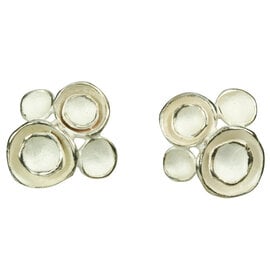 SARAH RICHARDSON STUDIO INC Post Earring - Sterling Silver Four Pod Cluster