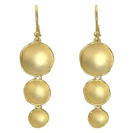 SARAH RICHARDSON STUDIO INC Earring - 18K Vermeil Triple Dishy