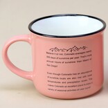 SAVE ON GOODS Mug - Sun/Mountains Pink Colorado