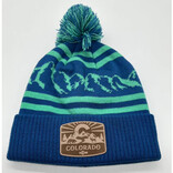 SAVE ON GOODS Beanie - Patch/Turquoise Colorado