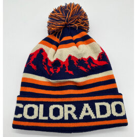 SAVE ON GOODS Beanie - Bronco Colorado Pom Pom