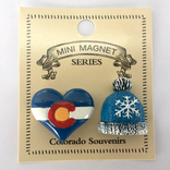 SAVE ON GOODS MAGNET-COLORADO FLAG HEART/HAT