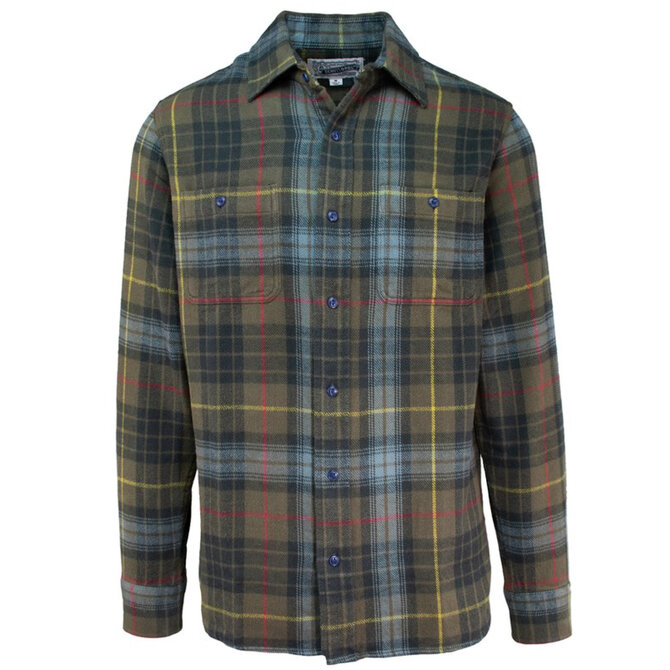 SCHOTT N.Y.C. M SHIRT-PLAID FLANNEL