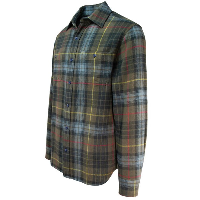 SCHOTT N.Y.C. M SHIRT-PLAID FLANNEL