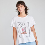 SELF CONTRAST TEE-CHERIE KISS MY BOOTS