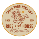 SENDERO STCKR-FAST HORSE